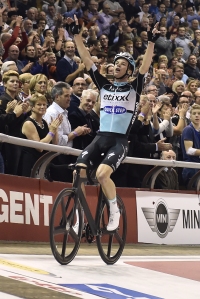 Cycling/Track : 75th 6 Days of Gent 2015 / Arrival/ KEISSE Iljo (BEL) Celebration Joie Vreugde/ 6 Daagse Gent / 6 Jours de Gand / Six Zes Piste Kuipke /(c)Tim De Waele